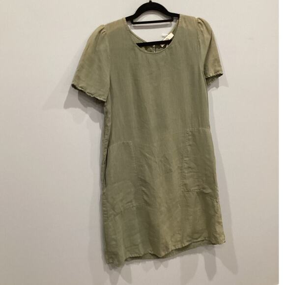 Glam Olive Mini Dress - Picture 1 of 10